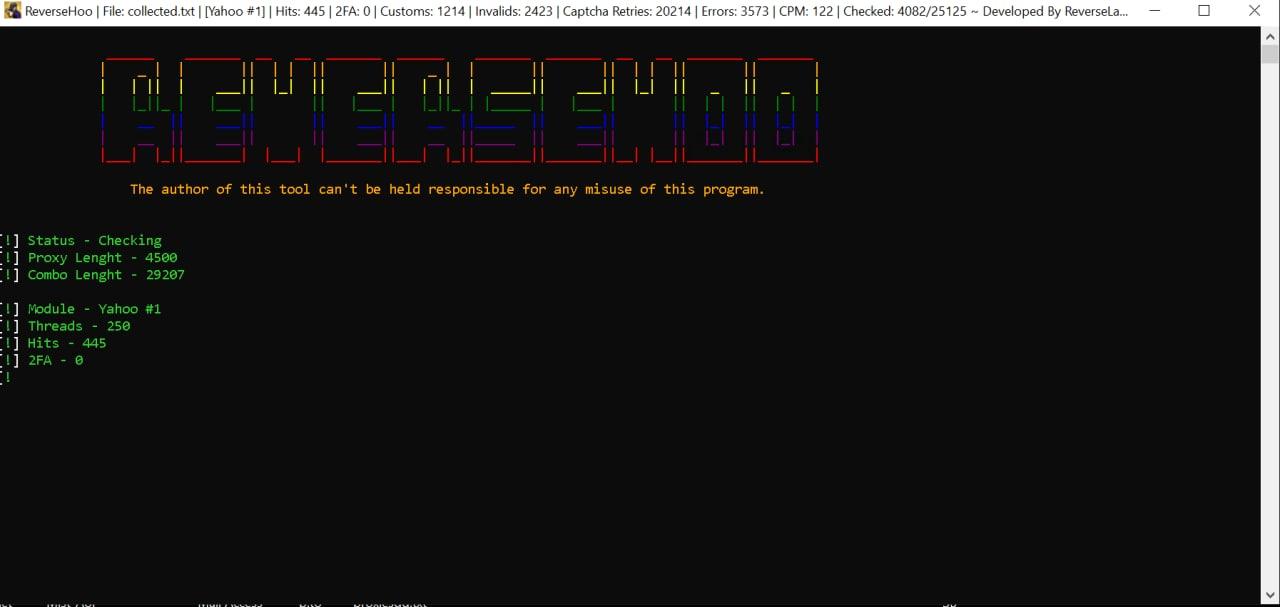 ReverseHoo Advanced | Yahoo Checker