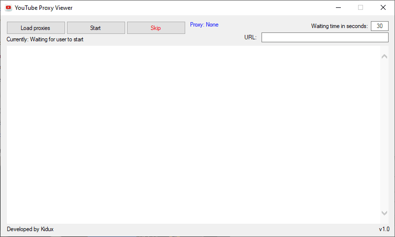 YouTube Proxy Viewer v1.0 by Kidux