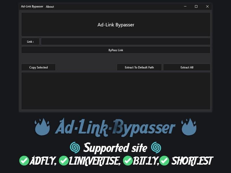 Ad-Link Bypasser | AdFly - Linkvertise - BitLy - ShortEst