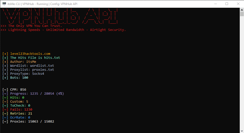 VPNHub API Checker + Capture | Tool by Level23