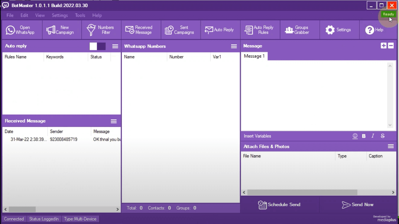BotMaster WhatsApp Sender v1.0.1.1 | CRACKED