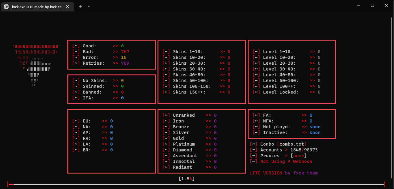 Valx Checker by FXCK-TEAM