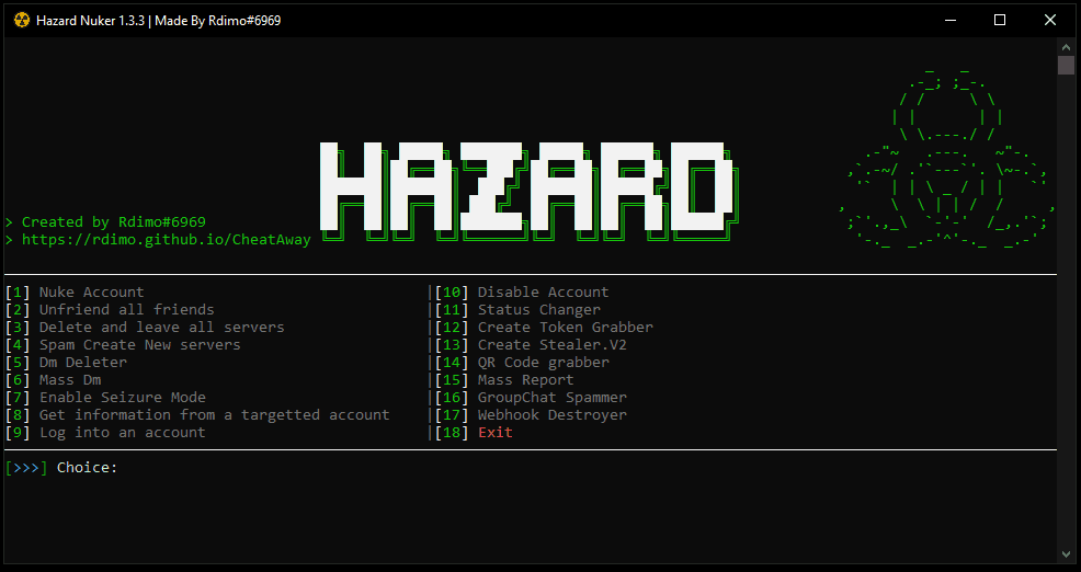 Hazard Nuker Tool v1.3.3