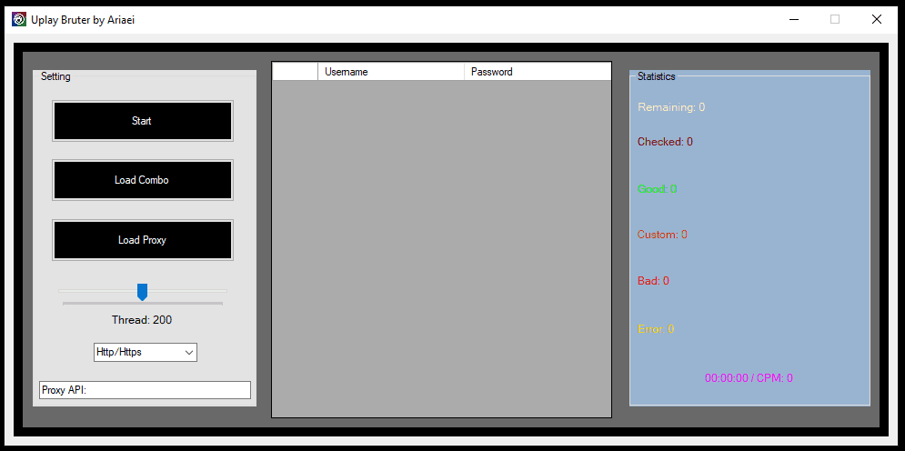 Uplay Brute Checker by Ariaei