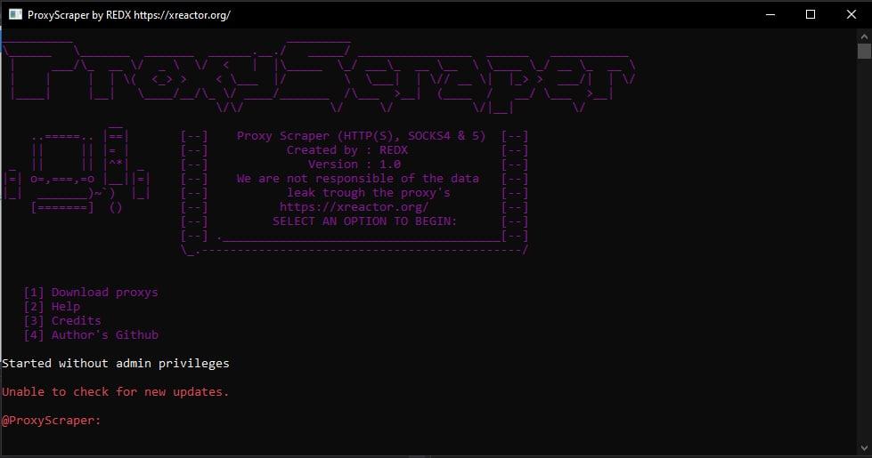 ProxyScraper By REDX | Make HQ Proxies