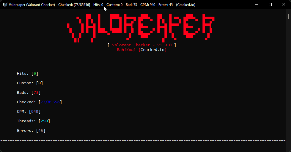 Valoreaper | Valorant Checker By BabiKoqi