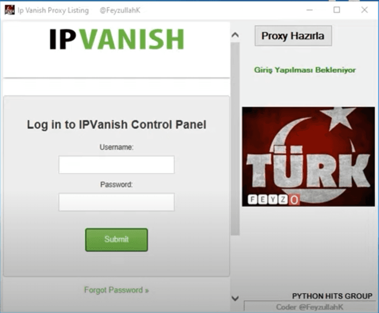 Ipvanish Proxylist Scraper Tool