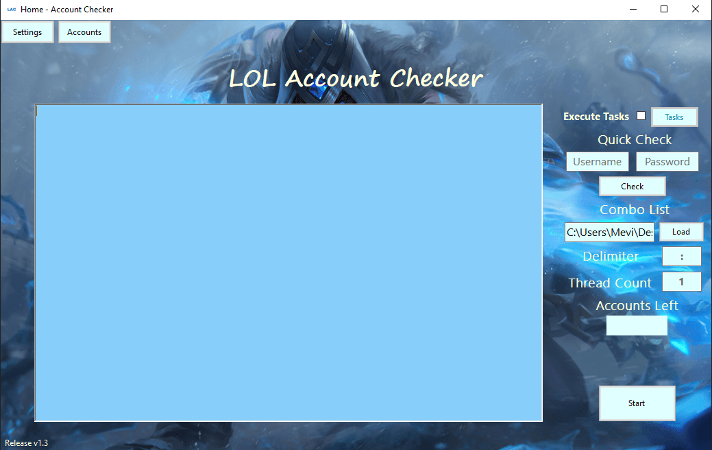 LoL Account Checker v1.4