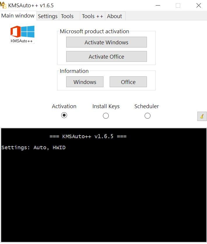 KMSAuto++ v1.6.5 Portable