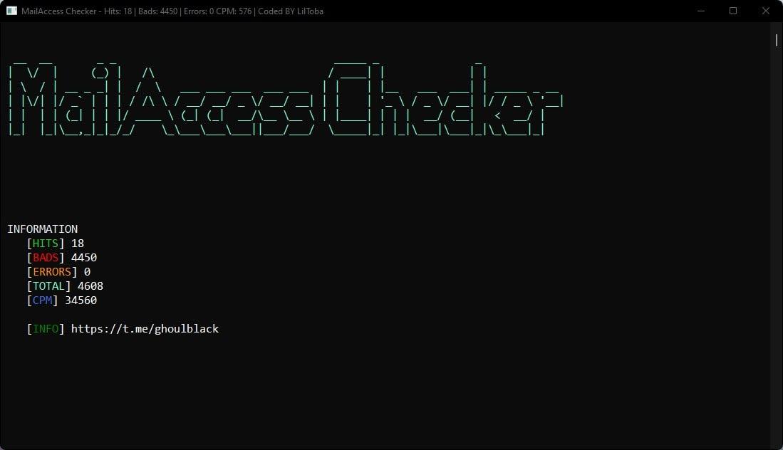 MailAccess Checker By LilToba