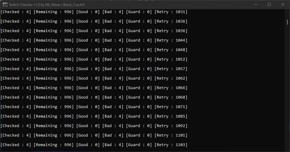 Twitch Checker By Mr_Nexer