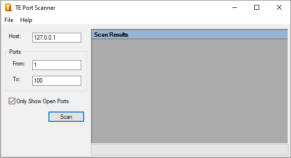 TE Port Scanner