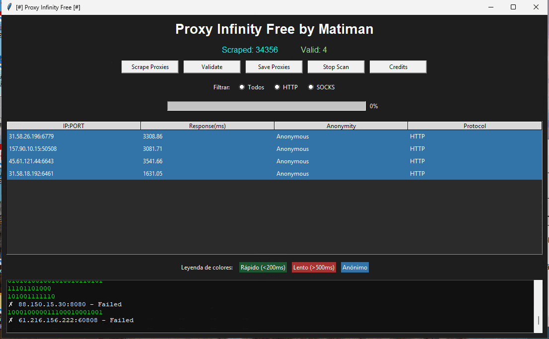 Proxy Infinity Free