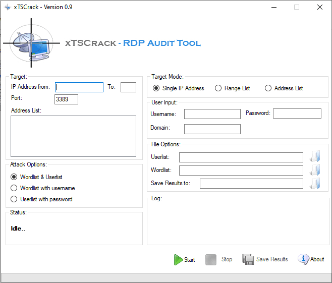xTSCrack RDP Audit Tool