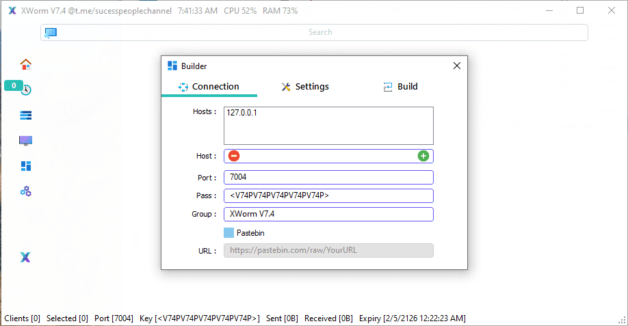 XWorm V7.4 by sucesspeoplechannel