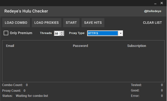 Redeye's Hulu Checker