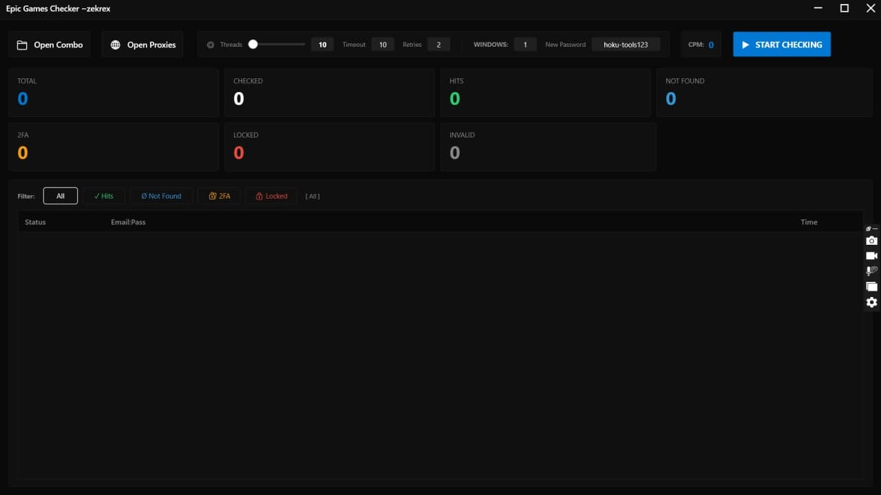 EpicGames Checker Cracked