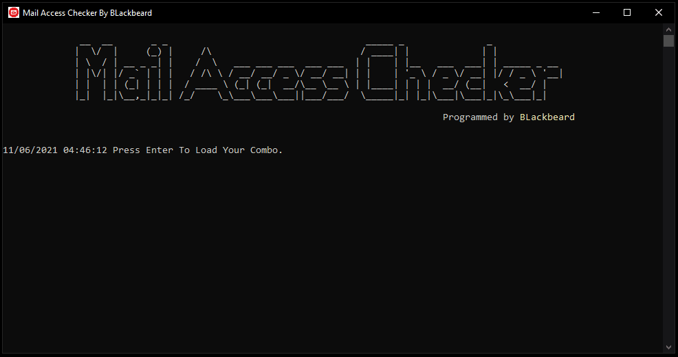 Mail Access Checker by Blackbeard